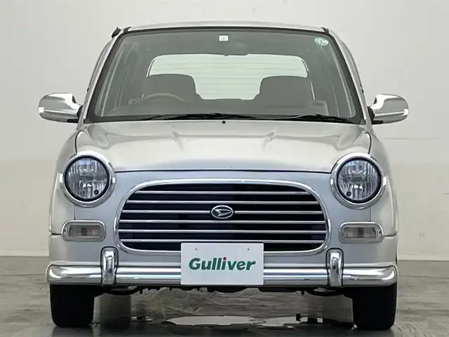 ダイハツ ミラ ジーノ 滋賀県 2002(平14)年 8.6万km シルバーメタリック 禁煙車/純正CDプレイヤー/リモコンキー/ウッドコンビステアリング/ドアバイザー