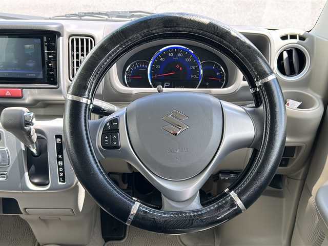 スズキ エブリィ ワゴン PZターボ スペシャル 福岡県 2017(平29)年 4.5万km パールホワイト 純正7型ナビ(CD/DVD/BT/フルセグTV)/バックカメラ/両側パワースライドドア/左側オートステップ/ステアリングスイッチ/電動格納ミラー/プッシュスタート/レザー調シートカバー/ハンドルカバー装着