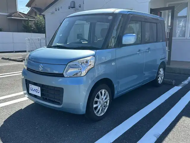スズキ スペーシア X 奈良県 2014(平26)年 5.1万km フィズブルーパールメタリック ”(株)IDOMが運営する【じしゃロン奈良店】の自社ローン専用車両になります。/こちらは現金またはオートローンご利用時の価格です。自社ローンご希望の方は別途その旨お申付け下さい”