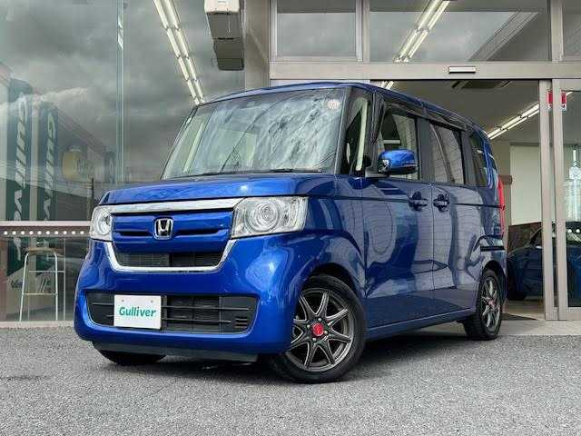 ホンダ Ｎ ＢＯＸ G EX ホンダセンシング 埼玉県 2019(平31)年 3.2万km ブリリアントスポーティブルーメタリック2トーン 純正SDナビ/【CD/DVD/フルセグ/Bluetooth】/バックカメラ/片側パワースライドドア/衝突軽減ブレーキ/ETC/レーダークルーズコントロール/ドライブレコーダー/横滑り防止装置/スペアキー/取扱説明書/保証書