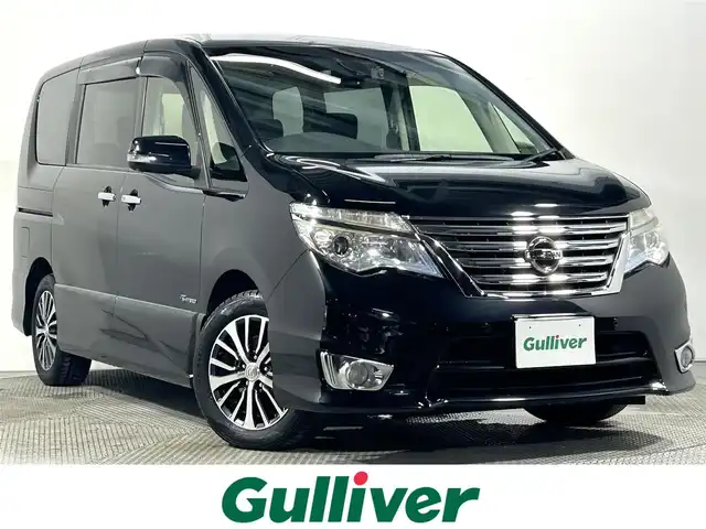 日産 セレナ HWS S HV Vセレ +SeftyⅡ 大阪府 2016(平28)年 6.1万km ダイヤモンドブラック 純正ナビTV 360カメラ 両側パワースライドドア クルーズコントロール 衝突軽減ブレーキ レーンアシスト スマートキー プッシュスタート リアオートエアコン ドライブレコーダー ETC ワンオーナー