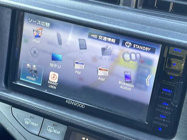 トヨタ アクア S 福島県 2013(平25)年 4.7万km コバルトブルーメタリック ＫＥＮＷＯＯＤナビ　バックＣ　ＥＴＣ　スマートキー　フルセグ　ＢＴ　ドアバイザー　電格ミラー　ＥＶモード　ＥＣＯモード　ステリモ　シフトノブＧＲ仕様　社外１５インチ夏タイヤ付ＡＷ　ＬＥＤ　フォグランプ