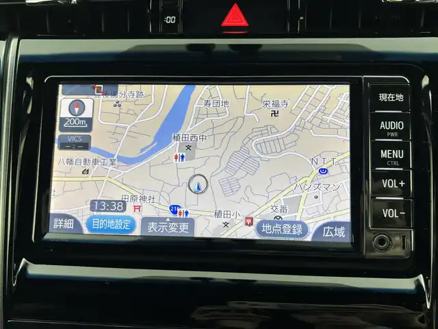 トヨタ ハリアー エレガンス G’s 福岡県 2017(平29)年 4.4万km ブラッキッシュアゲハガラスフレーク 純正ナビ／フルセグＴＶ　/バックカメラ　/ＥＴＣ　/衝突軽減ブレーキ　/レーンキープ　/横滑り防止装置　/アイドリングストップ　/ＭＴモード付ＡＴ　/ハーフレザー　/パワーシート　/純正１９インチＡＷ　/ＬＥＤヘッドライト