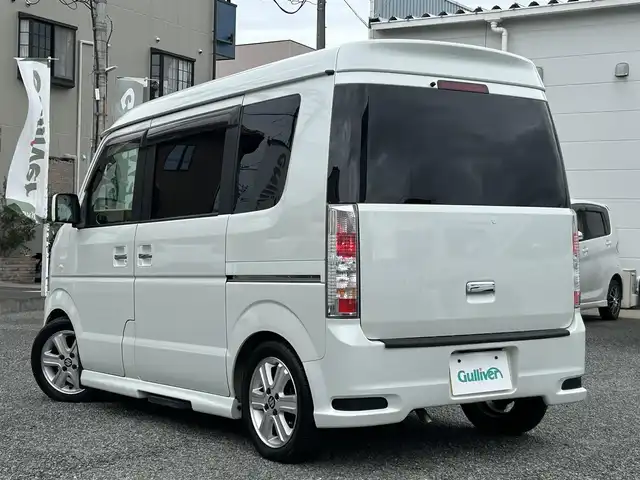 スズキ エブリィ ワゴン PZターボ スペシャル ハイルーフ 兵庫県 2012(平24)年 7.9万km パールホワイト /ウッドコンビステアリング//ウッド調インパネ//社外メモリーナビ（GCX712）//地デジ/DVD/BT//バックカメラ//両側パワースライドドア//左オートステップ//TEIN車高調//純正14インチAW//キセノンランプ//キーレス