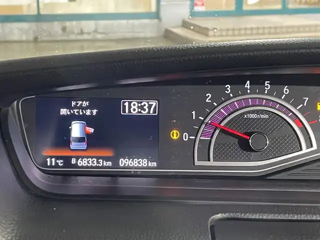 ホンダ Ｎ ＢＯＸ カスタム G EX ホンダセンシング 青森県 2018(平30)年 9.7万km クリスタルブラックパール ワンオーナー/４WD/Gathers製SDナビ/　CD、DVD、USB、SD、BT/フルセグTV/純正エンジンスターター/クルーズコントロール（追従有）/バックカメラ/両側パワースライドドア/ドライブレコーダー/ビルトインETC/前席シートヒーター/ミラーヒーター/純正14インチアルミ（夏タイヤ）車載/クリアランスソナー/保証書/説明書