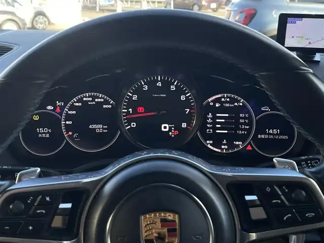 ポルシェ ポルシェ カイエン S 山梨県 2018(平30)年 4.4万km 青 ＳＲ　/薄茶革　/４ＺシートＨ／ベンチＬ／エアコン　/ブルメスター３ＤＳ　/１４ＷＡＹシート　/ナイトＡ　/イージーＣ　/ターボ２１ＡＷ　/アンビエントＬ　/ルーフレール　/マトリＬＥＤ　/純正メモリナビ　/全周囲Ｃ