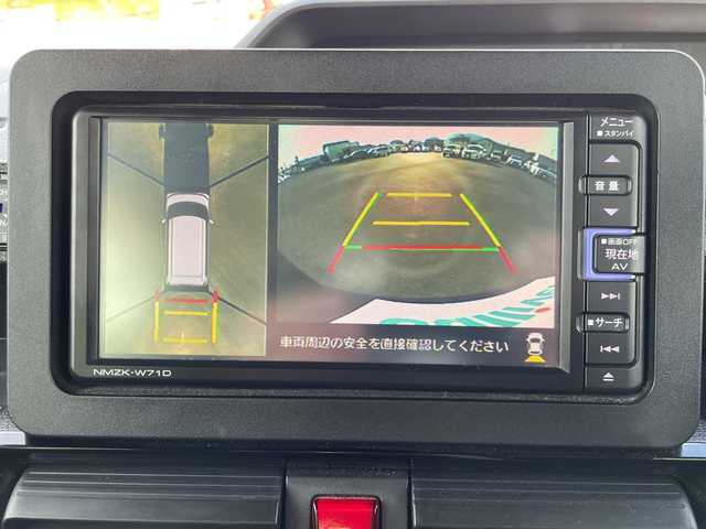 ダイハツ タント カスタム X 岡山県 2021(令3)年 2.9万km レーザーブルークリスタルシャイン 純正ナビ　NMZK-W71D/フルセグTV、Bluetooth、AM、FM/CD、DVD/全方位カメラ/両側パワースライドドア/前席シートヒーター/ハーフレザーシート/純正ドライブレコーダー/両側パワースライドドア/スマートキー/プッシュスタート/リアロールサンシェード/シートバックテーブル/スマートアシスト