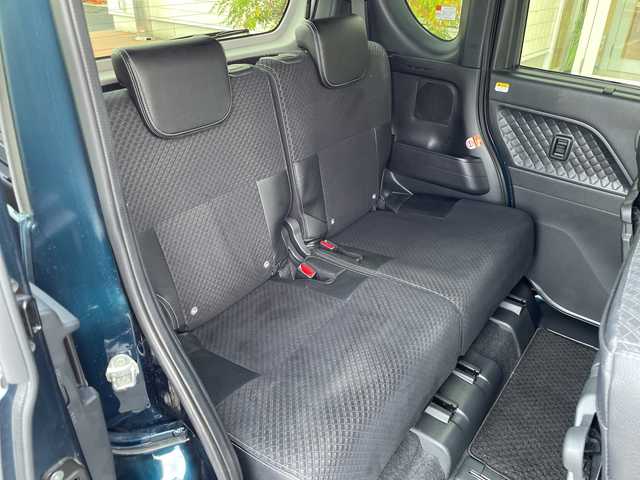 ダイハツ タント カスタム X 岡山県 2021(令3)年 2.9万km レーザーブルークリスタルシャイン 純正ナビ　NMZK-W71D/フルセグTV、Bluetooth、AM、FM/CD、DVD/全方位カメラ/両側パワースライドドア/前席シートヒーター/ハーフレザーシート/純正ドライブレコーダー/両側パワースライドドア/スマートキー/プッシュスタート/リアロールサンシェード/シートバックテーブル/スマートアシスト