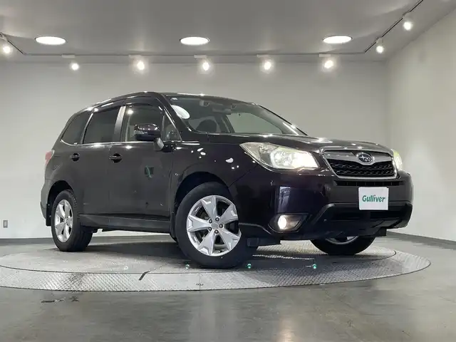 スバル フォレスター 2．0i－L アイサイト 愛知県 2013(平25)年 12.9万km パープルＭ カロッツェリアナビ/（Bluetooth/フルセグTV/CD・DVD再生/SD/AUX)/バックカメラ/アイサイト/シートヒーター/電動パワーシート/衝突軽減ブレーキ/レーダークルーズコントロール/アイドリングストップ/プッシュスタート/　　-スマートキー/純正フロアマット/純正アルミホイール