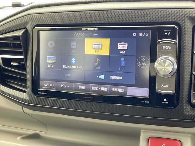 ダイハツ ミラ イース X SAⅢ 沖縄県 2018(平30)年 4.5万km スカイブルーメタリック 社外ナビAVIC-RW501/ＴＶ/ＣＤ/ＤＶＤ/ＢＴ/キーレス/電格ミラー/バイザー/衝突被害軽減ブレーキ/社外フロアマット/ドライブレコーダー前方/ＡＢＳ/横滑り防止/盗難防止装置