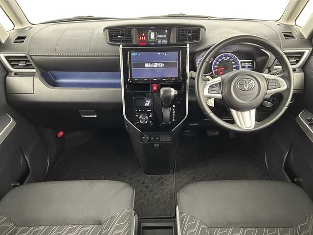 トヨタ タンク カスタムG 福岡県 2017(平29)年 6.8万km レーザーブルークリスタルシャイン 純正９型ナビ（フルセグＴＶ）　/ＴＶキャンセラー　/バックカメラ　/フロントスポイラー　/ＥＴＣ　/クルーズコントロール　/衝突軽減ブレーキ　/アクセル踏み間違い防止　/横滑り防止/アイドリングストップ/両側電動スライドドア　/シートヒーター　/ＬＥＤヘッドライト/プッシュスタート/純正１４インチアルミホイール