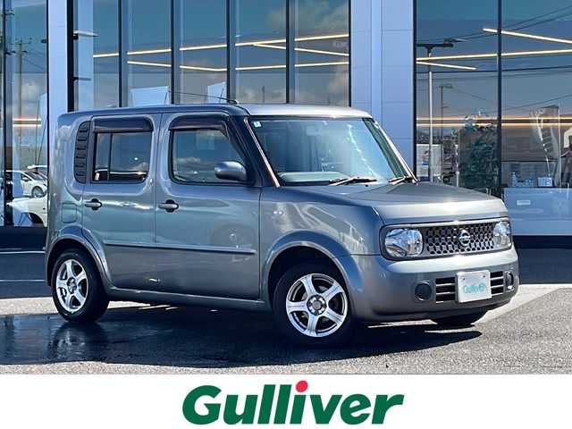 日産 キューブ 15M 新潟県 2008(平20)年 10.9万km トワイライトグレー ワンオーナー/社外HDDナビ/ワンセグTV/CD/ＤＶＤ再生/ＥＴＣ/ドアバイザー/１４インチスタットレスタイヤ４本積載/スマートキー/純正フロアマット