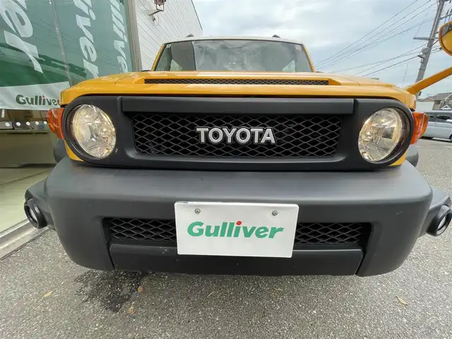 トヨタ ＦＪクルーザー カラーパッケージ 新潟県 2016(平28)年 11.1万km イエロー/ホワイト ワンオーナー/純正ルーフラック/社外ナビ/バックカメラ/ETC/コーナーセンサー/フロアマット/Bluetooth/TRDホイール
