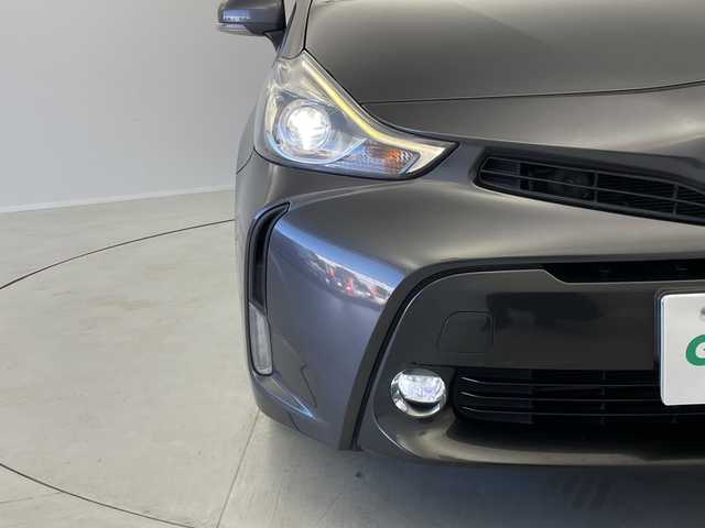 トヨタ プリウス α S 茨城県 2015(平27)年 7.5万km グレーメタリック ワンオーナー　純正ナビ　フルセグＴＶ　バックモニター　ビルトインＥＴＣ　ＬＥＤライト　純正１６インチアルミホイール　オートライト　横滑り防止装置　スマートキ―　アイドリングストップ　純正フロアマット