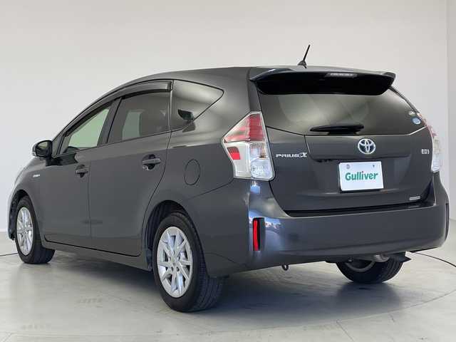 トヨタ プリウス α S 茨城県 2015(平27)年 7.5万km グレーメタリック ワンオーナー　純正ナビ　フルセグＴＶ　バックモニター　ビルトインＥＴＣ　ＬＥＤライト　純正１６インチアルミホイール　オートライト　横滑り防止装置　スマートキ―　アイドリングストップ　純正フロアマット