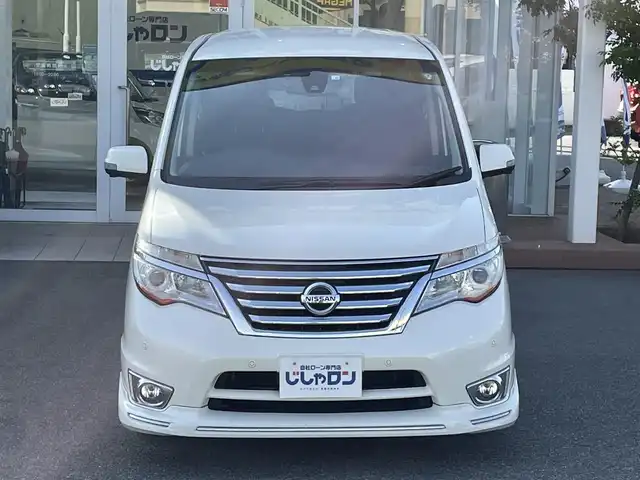 日産 セレナ HWS S HV Vセレ +SeftyⅡ 山梨県 2016(平28)年 8.8万km ブリリアントホワイトパール (株)IDOMが運営する【じしゃロン甲府店】の自社ローン専用車両になります。/こちらは現金またはオートローンご利用時の価格です。自社ローンご希望の方は別途その旨お申付け下さい/アラウンドビューモニター/純正エアロ/７型ＳＤナビ/Ｂｌｕｅｔｏｏｔｈ接続/ドライブレコーダー/クルーズコントロール/スマートキー/プッシュスタート/コーナーセンサー/パーキングアシスト/保証書取説