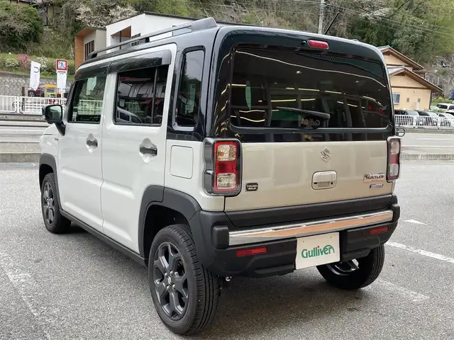 スズキ ハスラー タフワイルド 岐阜県 2024(令6)年 0.2万km ベージュⅡ 純正メモリナビ/Bluetooth　フルセグTV　CD DVD/追従式クルーズコントロール/全方位カメラ/前後ドライブレコーダー/ドアバイザー/ステアリングリモコン/ETC/純正フロアマット/前席シートヒータ/オートライト
