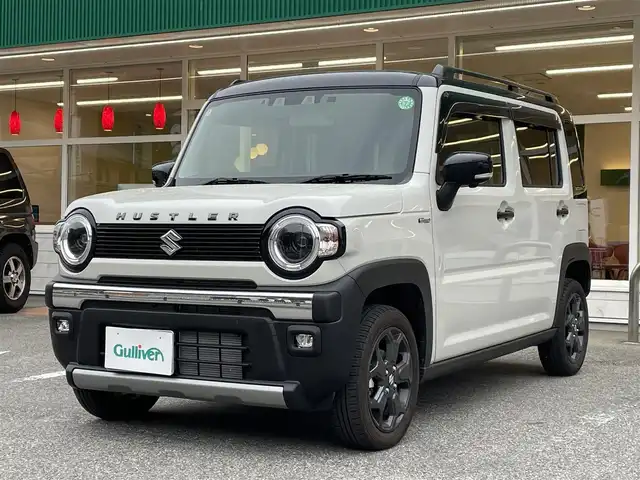 スズキ ハスラー タフワイルド 岐阜県 2024(令6)年 0.2万km ベージュⅡ 純正メモリナビ/Bluetooth　フルセグTV　CD DVD/追従式クルーズコントロール/全方位カメラ/前後ドライブレコーダー/ドアバイザー/ステアリングリモコン/ETC/純正フロアマット/前席シートヒータ/オートライト