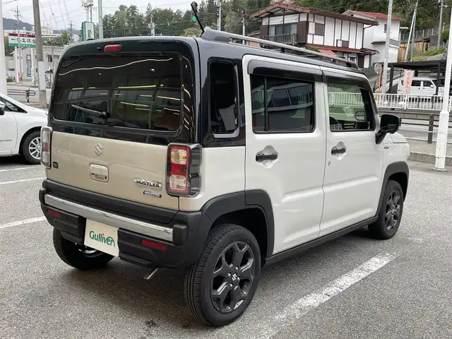 スズキ ハスラー タフワイルド 岐阜県 2024(令6)年 0.2万km ベージュⅡ 純正メモリナビ/Bluetooth　フルセグTV　CD DVD/追従式クルーズコントロール/全方位カメラ/前後ドライブレコーダー/ドアバイザー/ステアリングリモコン/ETC/純正フロアマット/前席シートヒータ/オートライト