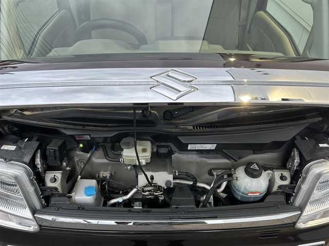 スズキ エブリィ ワゴン PZターボ 佐賀県 2018(平30)年 4万km ムーンライトバイオレットPM ワンオーナー/ターボ/衝突軽減ブレーキ/横滑り防止装置/社外メモリーナビ/・フルセグTV/BT/CD/D/片側パワースライドドア/純正14インチAW/HIDヘッドライト/オートライト/フォグランプ/ステアリングスイッチ/電動格納ミラー/ドアバイザー/スペアキー×１/取扱説明書/保証書