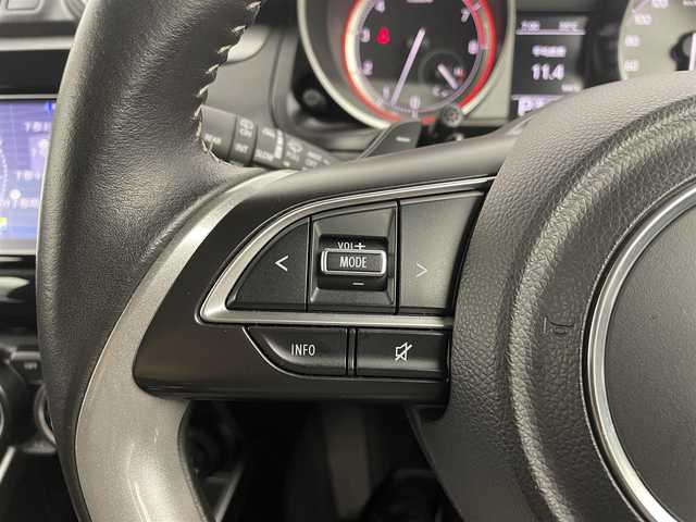 スズキ スイフト RS 大分県 2020(令2)年 7.7万km スーパーブラックパール 純正７型ナビ　CN-RZ753W/（CD/DVD/BT/SD/フルセグTV)/バックカメラ/ＥＴＣ/デュアルブレーキセンサーサポート/車線逸脱警報装置/ふらつき警報装置/先行車発信お知らせ機能/パドルシフト/シートヒーター/ステアリングリモコン/電動格納ミラー/フォグランプ/スペアキー1本
