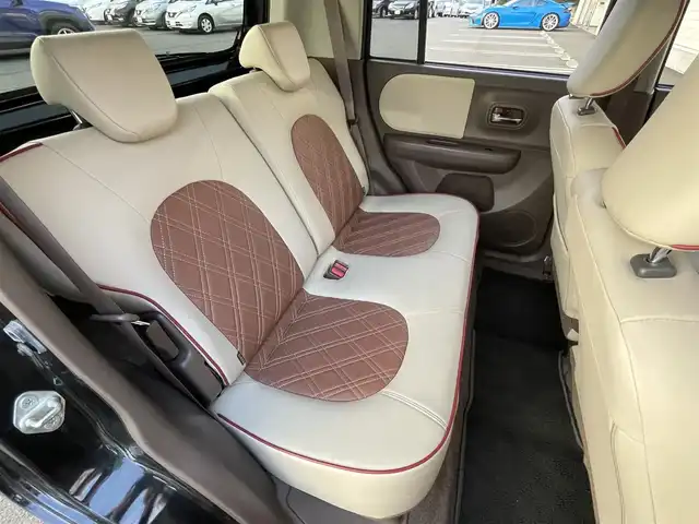 スズキ ラパン ショコラ G 道央・札幌 2014(平26)年 6.6万km ブルーイッシュブラックパール3 ・4WD/・純正ナビ（BT&ワンセグ）/・社外ドライブレコーダー/・電動格納ミラー/・プッシュスタート/・インテリキー/・HIDヘッドライト/・オートライト/・D側シートヒーター/・純正フロアマット/・純正スチールホイール付きサマータイヤ