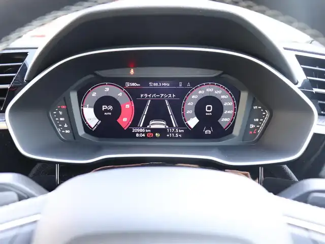 アウディ アウディ Ｑ３ SB 35TDIクワトロ Sライン 神奈川県 2023(令5)年 2.1万km グレー ワンオーナー/コンビニエンス/アシスタントパッケージ/プラスパッケージ/テクノロジーパッケージ/純正ナビ/全方位カメラ/ミラー型ドライブレコーダー/クルーズコントロール/プッシュスタート/ETC2.0/LEDヘッドライト/保証書/取説/記録(R.6.7)/スペアスマートキー/ルーフキャリア/ルーフラック