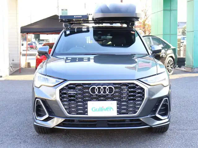 アウディ アウディ Ｑ３ SB 35TDIクワトロ Sライン 神奈川県 2023(令5)年 2.1万km グレー ワンオーナー/コンビニエンス/アシスタントパッケージ/プラスパッケージ/テクノロジーパッケージ/純正ナビ/全方位カメラ/ミラー型ドライブレコーダー/クルーズコントロール/プッシュスタート/ETC2.0/LEDヘッドライト/保証書/取説/記録(R.6.7)/スペアスマートキー/ルーフキャリア/ルーフラック