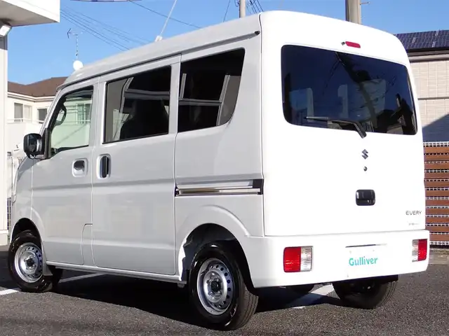 スズキ エブリイ PA リミテッド 千葉県 2025(令7)年 0.1千km スペリアホワイト ハロゲンヘッドライト/アイドリングストップ/横滑り防止装置/盗難防止装置/衝突軽減システム/後方コーナーセンサー/ABS/パワステ/パワーウィンドウ/エアバッグ/スマートキー/スペアキー