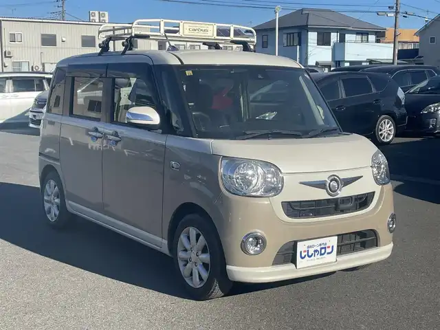 ダイハツ ムーヴ キャンバス X SA Ⅱ 群馬県 2016(平28)年 10.7万km パールホワイトⅢ/ナチュラルベージュマイカメタリック 2トーン (株)IDOMが運営する【じしゃロン伊勢崎店】の自社ローン専用車両になりますこちらは現金またはオートローンご利用時の価格です。自社ローンご希望の方は別途その旨お申付け下さい/スマートアシストII/社外メモリーナビゲーション/バックカメラ/CD/DVD/SD/BT/USB/DTV/BT/エンジンスターター/ETC/アイドリングストップ/ルーフキャリア/フォグランプ/純正フロアマット