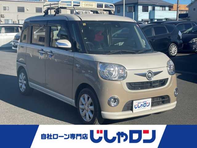 ダイハツ ムーヴ キャンバス X SA Ⅱ 群馬県 2016(平28)年 10.7万km パールホワイトⅢ/ナチュラルベージュマイカメタリック 2トーン (株)IDOMが運営する【じしゃロン伊勢崎店】の自社ローン専用車両になりますこちらは現金またはオートローンご利用時の価格です。自社ローンご希望の方は別途その旨お申付け下さい/スマートアシストII/社外メモリーナビゲーション/バックカメラ/CD/DVD/SD/BT/USB/DTV/BT/エンジンスターター/ETC/アイドリングストップ/ルーフキャリア/フォグランプ/純正フロアマット