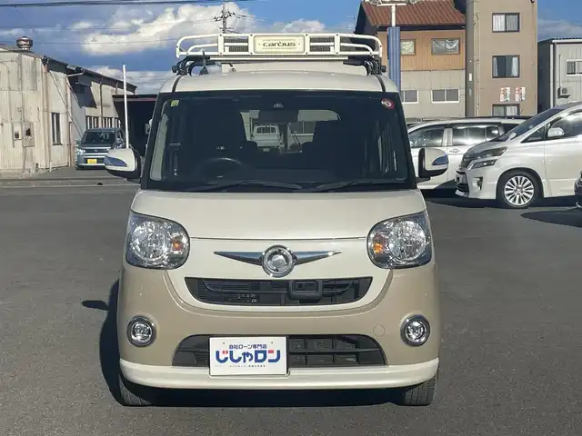 ダイハツ ムーヴ キャンバス X SA Ⅱ 群馬県 2016(平28)年 10.7万km パールホワイトⅢ/ナチュラルベージュマイカメタリック 2トーン (株)IDOMが運営する【じしゃロン伊勢崎店】の自社ローン専用車両になりますこちらは現金またはオートローンご利用時の価格です。自社ローンご希望の方は別途その旨お申付け下さい/スマートアシストII/社外メモリーナビゲーション/バックカメラ/CD/DVD/SD/BT/USB/DTV/BT/エンジンスターター/ETC/アイドリングストップ/ルーフキャリア/フォグランプ/純正フロアマット
