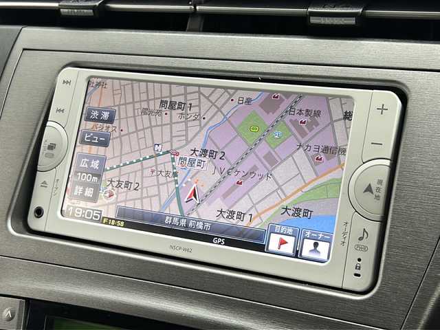 トヨタ プリウス S ツーリングセレクション 群馬県 2014(平26)年 8.9万km ブラック 純正ナビ　バックカメラ　ワンセグＴＶ　ビルトインＥＴＣ　スマートキー　プッシュスタートボタン　ＬＥＤヘッドライト　フォグランプ　純正アルミホイール　ステアリングリモコン　車両接近通知装置　禁煙
