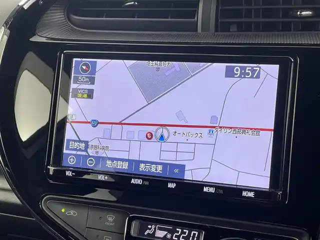 トヨタ アクア クロスオーバー グラム 埼玉県 2018(平30)年 4.4万km ホワイトパールクリスタルシャイン 純正9インチナビ Bluetooth フルセグTV バックカメラ ハーフレザーシート オートハイビーム コーナーセンサー 衝突軽減ブレーキ スマートキー ルーフレール ドライブレコーダー ETC