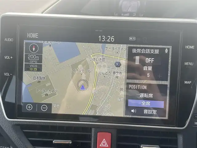 トヨタ ノア Si GRスポーツ 千葉県 2020(令2)年 1.5万km ラグジュアリーホワイトパールクリスタルシャインガラスフレーク トヨタセーフティセンス/・衝突軽減ブレーキ/レーンキープアシスト/・オートハイビーム/クリアランスソナー/純正12インチフリップダウンモニター/純正10インチナビ(NSZN-Z68T)/・フルセグ/BT/DVD/CD/バックカメラ/ステアリングスイッチ/ETC2.0/両側パワースライドドア/ハーフレザーシート/LEDヘッドライト/オートライト/フォグライト/スマートキー/プッシュスタート/純正フロアマット/純正18インチAW