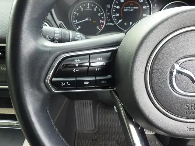 マツダ ＣＸ－６０ 25S Lパッケージ 千葉県 2023(令5)年 2.4万km マシーングレープレミアムM 235/50R20/i-ACTIVSENSE/・スマートブレーキサポート/・レーンキープ・アシスト・システム/・ブラインドスポットモニタリング/アクティブ・ドライビング・ディスプレイ/パワーバックドア/レザーシート/前席パワーシート/シートヒーター/純正SDナビ/地デジTV/【Bluetooth接続】/【Apple CarPlay　Android Auto対応】/360°ビュー・モニター/ワイヤレス充電/革巻きステアリング/ステアリングヒーター/ステアリングスイッチ/パドルシフト/ETC/LEDヘッドライト/ウインカーミラー/コーナーセンサー/純正20インチアルミホイル/サイド/カーテンエアバッグ/アドバンストキーレスエントリー