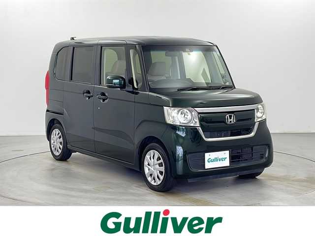 ホンダ Ｎ ＢＯＸ G EX ホンダセンシング 栃木県 2018(平30)年 5.5万km ブリティッシュグリーンP 禁煙車/ホンダセンシング/・衝突軽減ブレーキ/・誤発進抑制機能/・アダプティブクルーズコントロール/・車線維持支援システム/・路外逸脱抑制機能/・先行車発進お知らせ機能/・標識認識機能/純正ナビ/（CD/DVD/BT/TV/FM/AM/USB)/オートライト/オーエアコン/USB入力端子/両側パワースライドドア/スマートキー/プッシュスタート/ETC