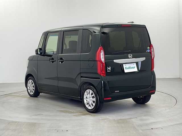 ホンダ Ｎ ＢＯＸ G EX ホンダセンシング 栃木県 2018(平30)年 5.5万km ブリティッシュグリーンP 禁煙車/ホンダセンシング/・衝突軽減ブレーキ/・誤発進抑制機能/・アダプティブクルーズコントロール/・車線維持支援システム/・路外逸脱抑制機能/・先行車発進お知らせ機能/・標識認識機能/純正ナビ/（CD/DVD/BT/TV/FM/AM/USB)/オートライト/オーエアコン/USB入力端子/両側パワースライドドア/スマートキー/プッシュスタート/ETC