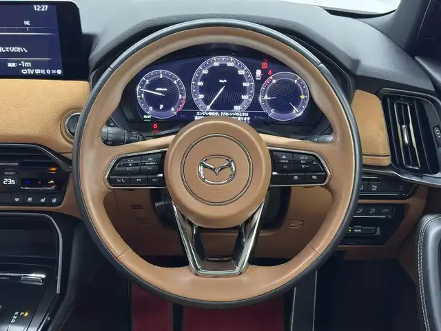 マツダ ＣＸ－６０ XD HV プレミアムスポーツ 三重県 2023(令5)年 2万km ロジウムホワイトプレミアムメタリック ディーゼルターボ・マイルドハイブリッド/4WD/MTモード付8AT/12.3インチナビ/（FM/AM/Bluetooth/USB/CarPlay/AndroidAuto/TV/HDMI）/360°ビュー・モニター/BOSEサウンドシステム（12スピーカー）/ドライブレコーダー前後/i-ACTIVSENSE/・スマートブレーキサポート/・レーダークルーズコントロール/・クルージング&トラフィックサポート/・ドライバー異常時対応システム/・ドライバーモニタリング/・レーンキープアシストシステム/・ブラインドスポットモニタリング/・クロストラフィックアラート（前後）/・パーキングセンサー（前後）/・ヒルディセントコントロール/・【DOP】ドライビングサポートプラス（急アクセル加速抑制機能）/など/装備/・パノラマサンルーフ/・茶革シート/・シートヒーター（D/N/2nd左右）＆ベンチレーション（D/N）/・ステアリングヒーター/・10wayパワーシート（Dメモリー付/N）/・ハンズフリーパワーリフトゲート/・ドライバーパーソナライズ/・アクティブドライビングディスプレイ/・150W電源/・ワイヤレス充電/・左右独立オートエアコン/・純正20inAW/・スマートキーx2＋DSP用x1/など