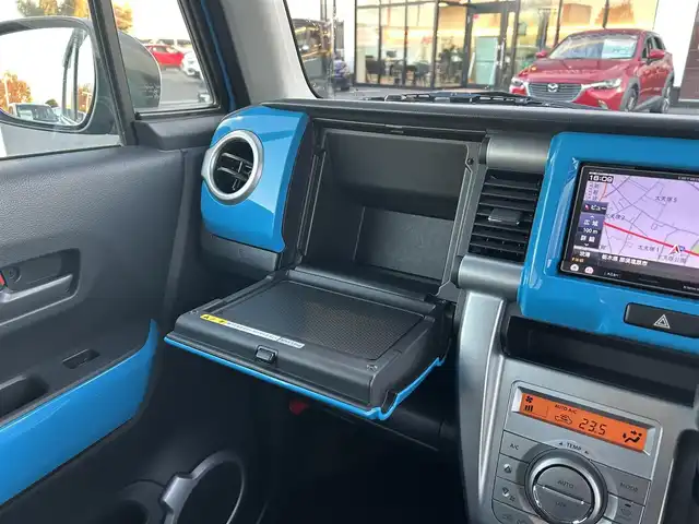 スズキ ハスラー X ターボ 栃木県 2014(平26)年 9.7万km サマーブルーM レーダーブレーキサポート/4WD/ターボ/社外メモリナビ/フルセグTV/DVD/Bluetooth/MSV/バックカメラ/ETC/前後ドライブレコーダー/シートヒーター/アイドリングストップ/横滑り防止装置/スマートキー/プッシュスタート/HIDオートライト/フォグランプ/純正フロアマット/純正15インチAW/社外AW+スタッドレスタイヤ積込/保証書/取説/ナビ説