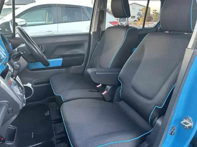 スズキ ハスラー X ターボ 栃木県 2014(平26)年 9.7万km サマーブルーM レーダーブレーキサポート/4WD/ターボ/社外メモリナビ/フルセグTV/DVD/Bluetooth/MSV/バックカメラ/ETC/前後ドライブレコーダー/シートヒーター/アイドリングストップ/横滑り防止装置/スマートキー/プッシュスタート/HIDオートライト/フォグランプ/純正フロアマット/純正15インチAW/社外AW+スタッドレスタイヤ積込/保証書/取説/ナビ説