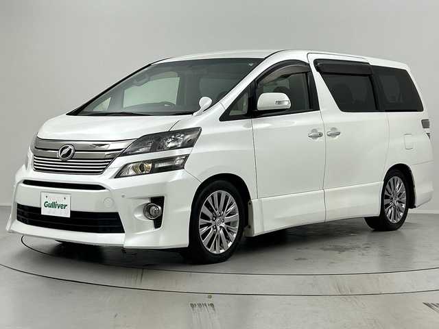 トヨタ ヴェルファイア 2．4Z ゴールデンアイズ 福島県 2013(平25)年 8万km ホワイトパールクリスタルシャイン /禁煙車//４WD//スマートキー//スペアキー//クルーズコントロール//純正ナビ//Bluetooth//フルセグテレビ//純正フリップダウンモニター//電動リアゲート//純正フロアマット//ハーフレザーシート//純正アルミホイール//横滑り防止装置//コーナーセンサー(前後)//オートライト//カーテンエアバック//ビルトインETC