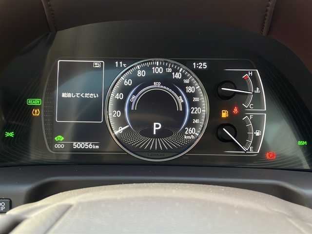 レクサス ＥＳ 300h バージョンL 広島県 2019(平31)年 5万km ソニックチタニウム 禁煙/茶革シート/レクサスセーフティ/・プリクラッシュセーフティ/・レーンディパーチャーアラート/・レーントレーシングアシスト/・オートマチックハイビーム/・アダプティブハイビーム/・先行車発進告知/・ロードサインアシスト/BSM/クリアランスソナー/ヘッドアップディスプレイ/ムーンルーフ/デジタルインナーミラー/純正ナビ/・フルセグ/CD/DVD/Blu-ray/BT/・USB/AUX/SD/サウンドトラック/パノラミックビューモニター/革巻きステアリング/ステアリングスイッチ/ステアリングヒーター/オートライト/シートヒーター／ベンチレーション/純正ドライブレコーダー（前/室内）/ＥＴＣ２．０/３眼ＬＥＤヘッドライト/ヘッドランプクリーナー/シーケンシャルターンランプ/パワーシート/シートメモリー/シートヒーター/ベンチレーション/D席オットマン/後席電動リクライニング/純正フロアマット/純正ドアバイザー/AC100V1500W/純正18インチアルミホイール