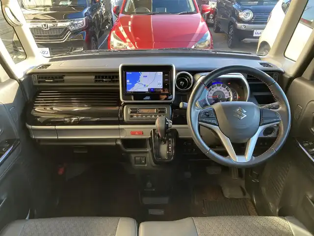 スズキ スペーシア カスタム HYBRID XS 静岡県 2018(平30)年 9.3万km ブルーイッシュブラックパール3 (株)IDOMが運営する【じしゃロン焼津店】の自社ローン対象車両になります。こちらは現金ご利用時の価格です。/自社ローンご希望の方は別途その旨お申付け下さい。　/社外ＳＤナビ/（フルセグＴＶ/Ｂｌｕｅｔｏｏｔｈ接続/ＣＤ/ＤＶＤ）/両側パワースライドドア/衝突軽減ブレーキ/バックカメラ/運転席シートヒーター/ＥＴＣ/ＬＥＤヘッドライト/オートライト/プッシュスタート＆スマートキー