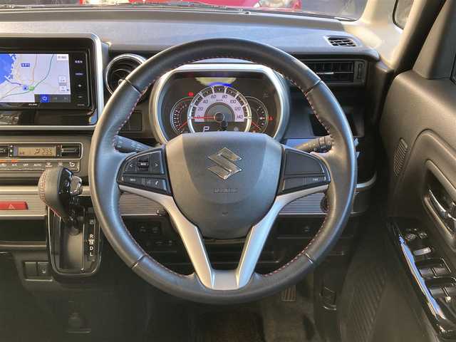 スズキ スペーシア カスタム HYBRID XS 静岡県 2018(平30)年 9.3万km ブルーイッシュブラックパール3 (株)IDOMが運営する【じしゃロン焼津店】の自社ローン対象車両になります。こちらは現金ご利用時の価格です。/自社ローンご希望の方は別途その旨お申付け下さい。　/社外ＳＤナビ/（フルセグＴＶ/Ｂｌｕｅｔｏｏｔｈ接続/ＣＤ/ＤＶＤ）/両側パワースライドドア/衝突軽減ブレーキ/バックカメラ/運転席シートヒーター/ＥＴＣ/ＬＥＤヘッドライト/オートライト/プッシュスタート＆スマートキー