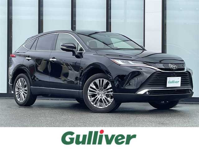 トヨタ ハリアー Z 愛媛県 2021(令3)年 1.6万km ブラック 純正１０．５インチナビ/全方位カメラ/ＥＴＣ２．０/フルセグＴＶ/Ｂｌｕｅｔｏｏｔｈ/レーダークルーズコントロール/コーナーセンサー/ＬＥＤヘッドライト/純正アルミホイール/スマートキー/スペアキー