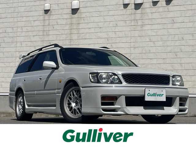 日産 ステージア オーテック260RS 山形県 1998(平10)年 11.6万km シルキースノーパール RB26DETTエンジン/4WDターボ/５速マニュアル/R5 6/10、113062Km時タイミングベルト交換済み/社外サス（純正有り）/専用スポーツシート/専用３連センターコンソールメーター/専用大型ルーフスポイラー/専用ＢＢＳ１７インチＡＷ/ブレンボブレーキ/電動スーパーＨＩＣＡＳ/ETC/新車時保証書、取扱説明書/全記録簿有り
