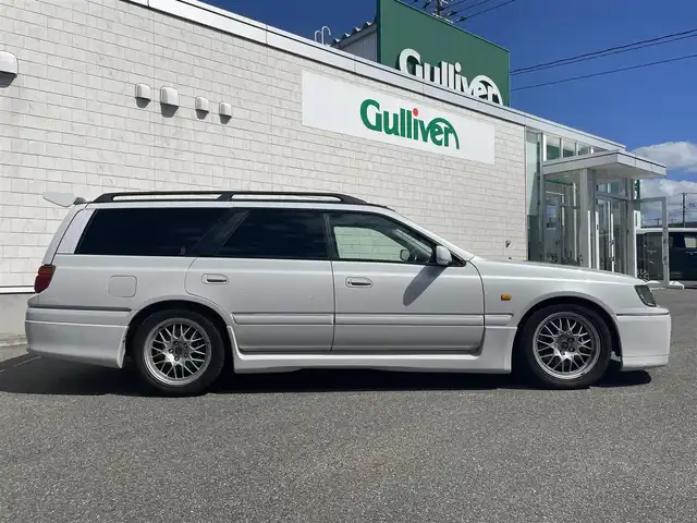 日産 ステージア オーテック260RS 山形県 1998(平10)年 11.6万km シルキースノーパール RB26DETTエンジン/4WDターボ/５速マニュアル/R5 6/10、113062Km時タイミングベルト交換済み/社外サス（純正有り）/専用スポーツシート/専用３連センターコンソールメーター/専用大型ルーフスポイラー/専用ＢＢＳ１７インチＡＷ/ブレンボブレーキ/電動スーパーＨＩＣＡＳ/ETC/新車時保証書、取扱説明書/全記録簿有り