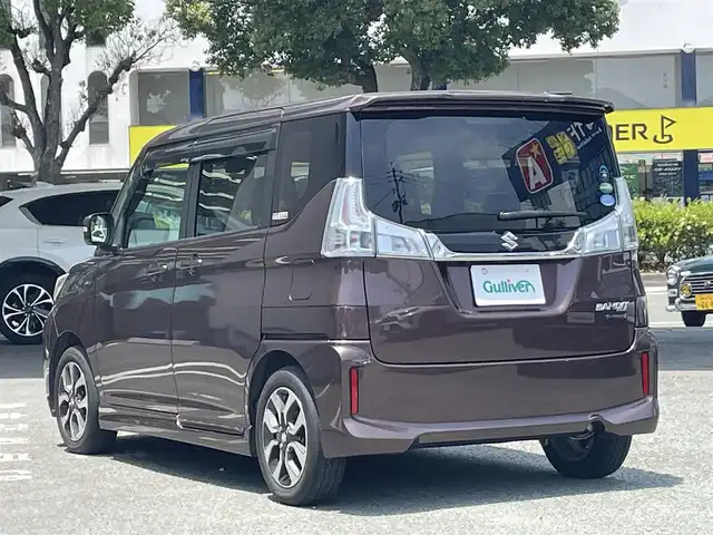 スズキ ソリオ バンディット HV SV 熊本県 2016(平28)年 2.8万km クラッシーブラウンM デュアルカメラブレーキサポート/プッシュスタート/社外ナビ/（CD・DVD・フルセグTV・BTオーディオ・SD）/バックカメラ/純正15インチAW/片側パワースライドドア/クルーズコントロール/LEDヘッドライト/オートライト/フォグライト/横滑り防止装置/ウィンカーミラー/純正フロアマット/純正ドアバイザー/新車保証書/取扱説明書/スマートスペアキー×1本