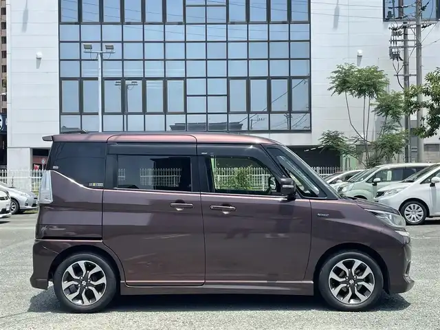 スズキ ソリオ バンディット HV SV 熊本県 2016(平28)年 2.8万km クラッシーブラウンM デュアルカメラブレーキサポート/プッシュスタート/社外ナビ/（CD・DVD・フルセグTV・BTオーディオ・SD）/バックカメラ/純正15インチAW/片側パワースライドドア/クルーズコントロール/LEDヘッドライト/オートライト/フォグライト/横滑り防止装置/ウィンカーミラー/純正フロアマット/純正ドアバイザー/新車保証書/取扱説明書/スマートスペアキー×1本